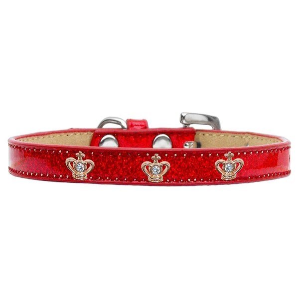 Gold Crown Widget Dog CollarRed Ice Cream Size 10, Mirage Pet Products, Mfr#: 633-5 RD10